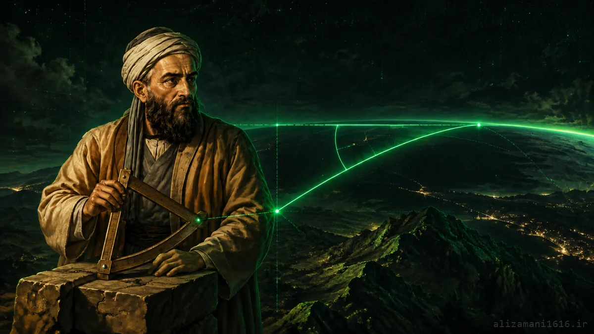 How Did Al-Biruni Measure Earth's Radius with a Mountain?