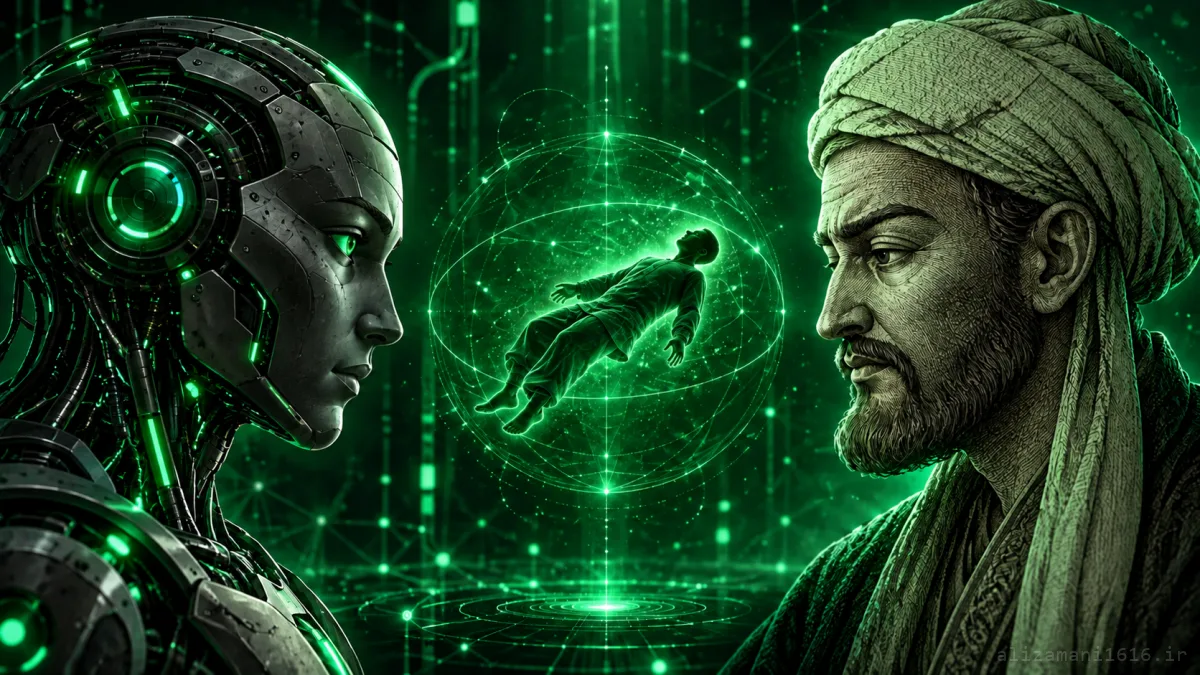 Ibn Sina and AI: When a Machine Says "I"