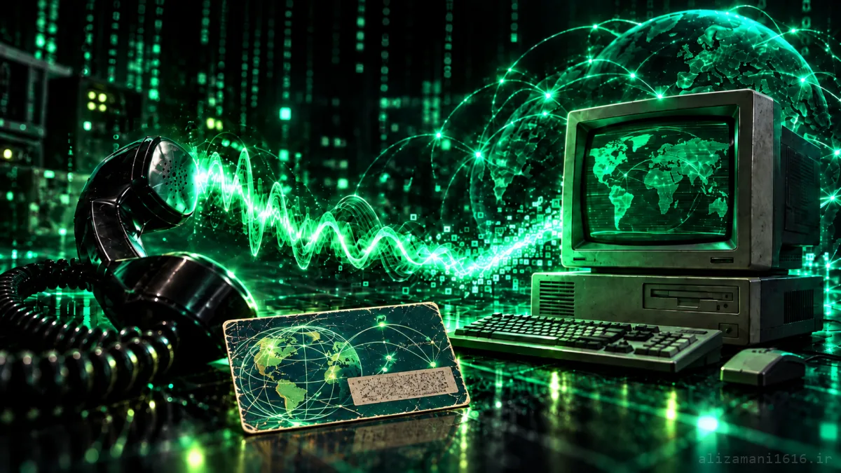آن صدای جیغِ دایل‌آپ هنگام وصل شدن به اینترنت چه بود؟